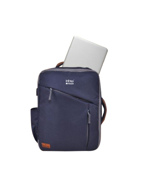 Business Bag With Overnighter Weekender - Blue (Finacle)